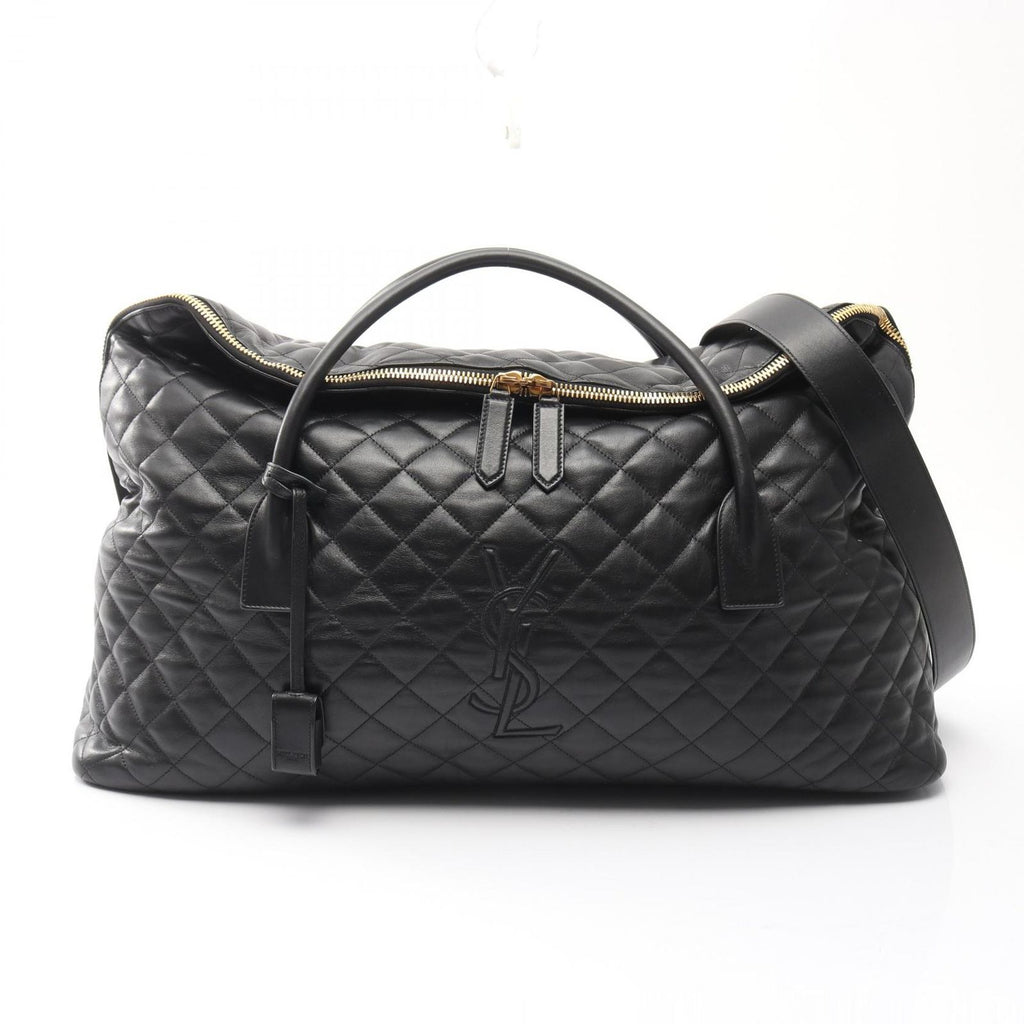 Saint Laurent Paris Boston Bag ES Giant Black Leather 2-Way