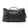 Saint Laurent Paris Boston Bag ES Giant Black Leather 2-Way
