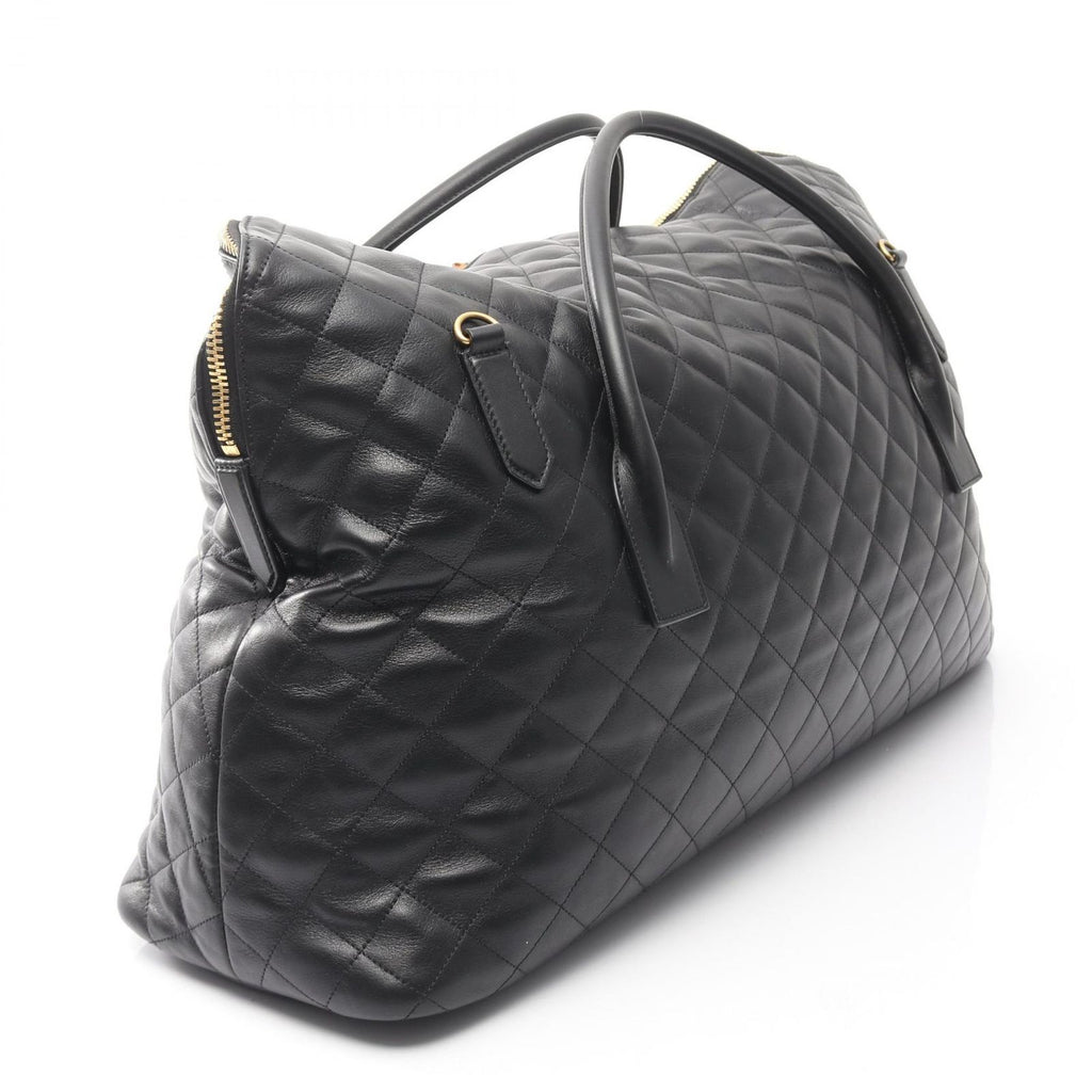 Saint Laurent Paris Boston Bag ES Giant Black Leather 2-Way — view 2