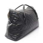 Saint Laurent Paris Boston Bag ES Giant Black Leather 2-Way — view 2