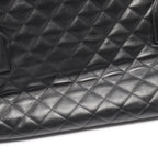 Saint Laurent Paris Boston Bag ES Giant Black Leather 2-Way — view 9