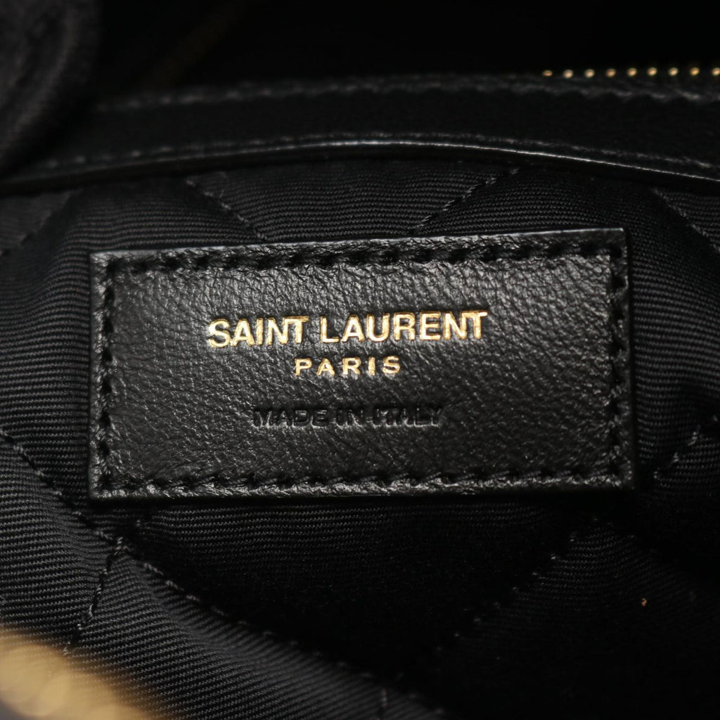 Saint Laurent Paris Boston Bag ES Giant Black Leather 2-Way — view 4