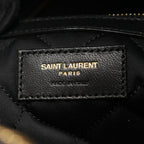 Saint Laurent Paris Boston Bag ES Giant Black Leather 2-Way — view 4