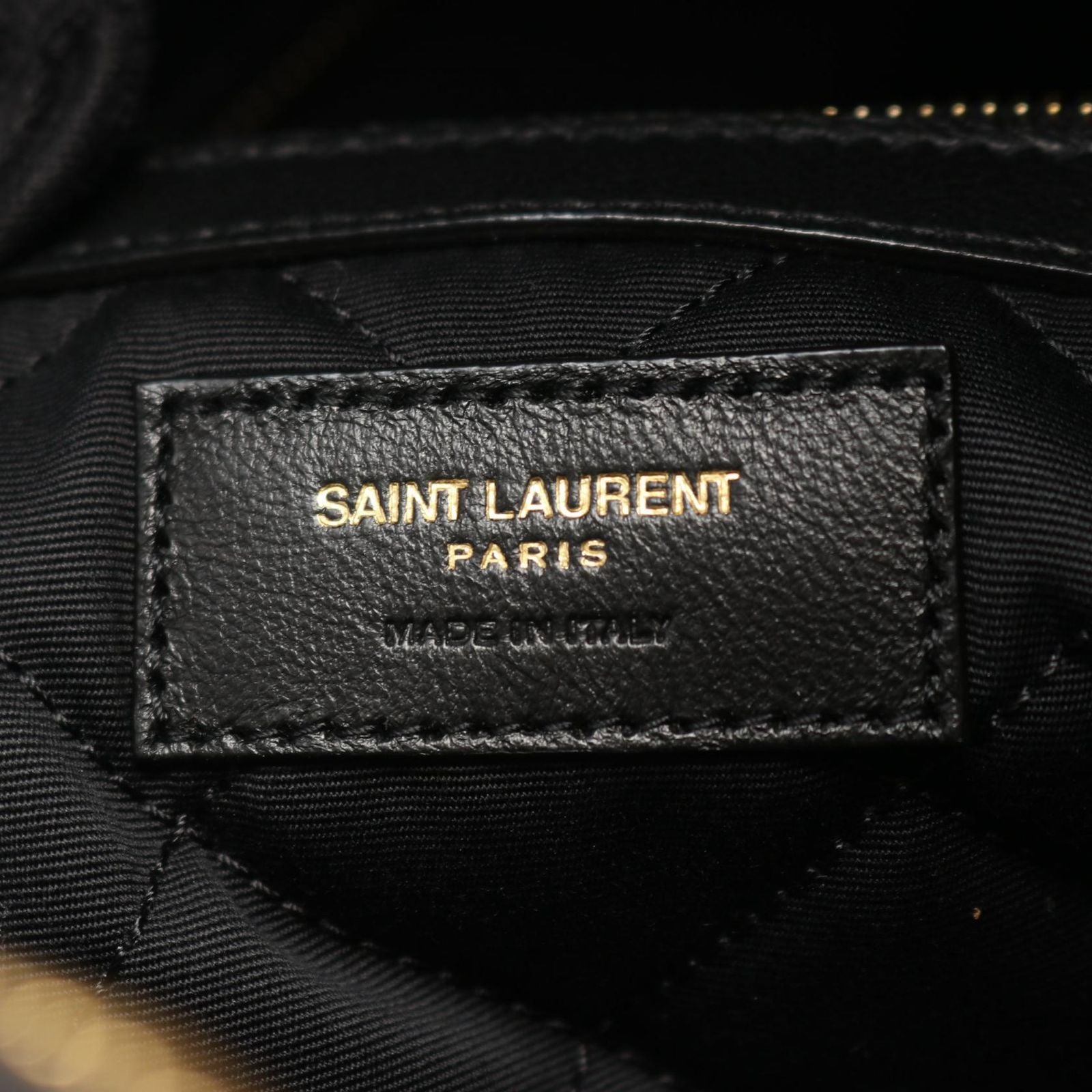 Saint Laurent Paris Boston Bag ES Giant Black Leather 2-Way — view 4