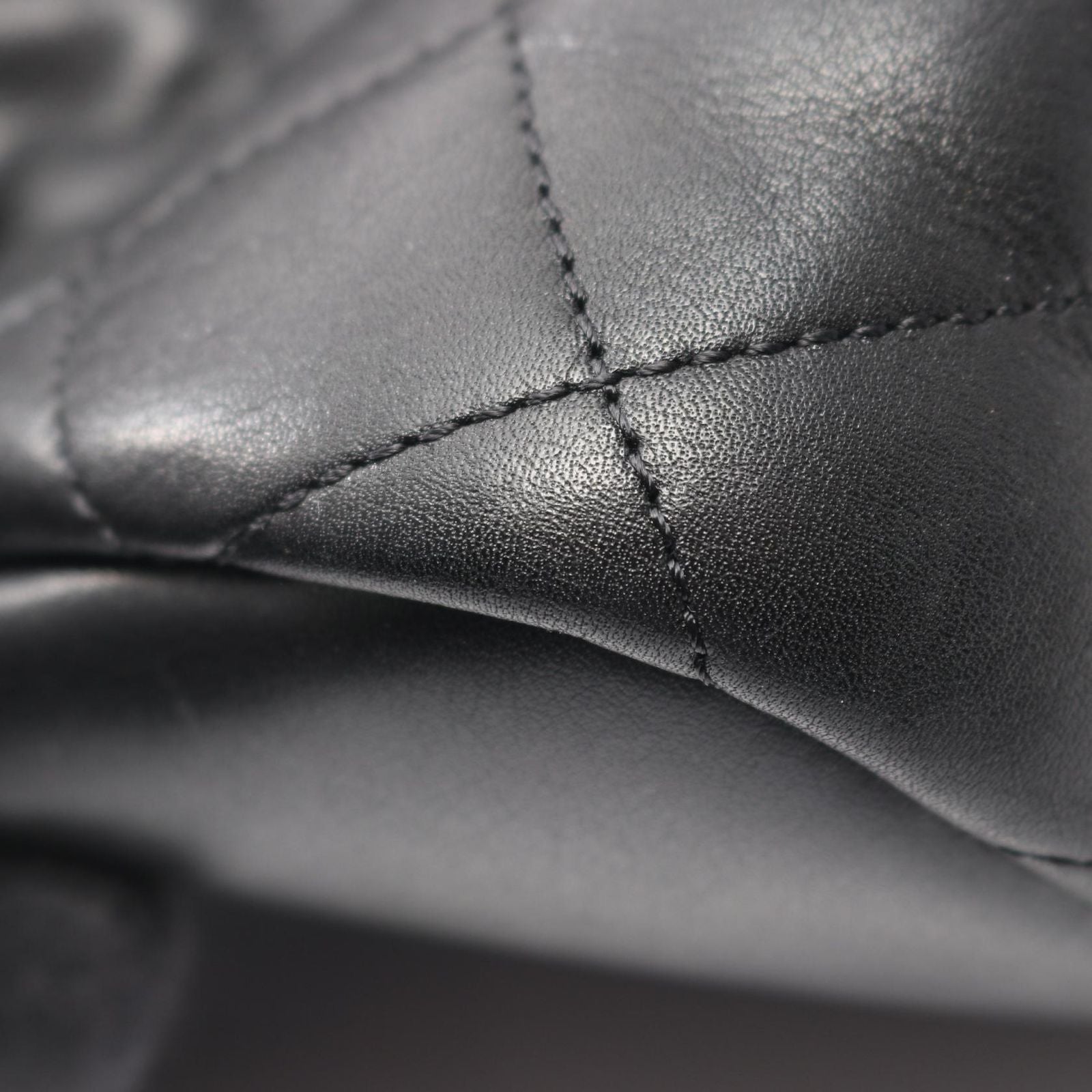 Saint Laurent Paris Boston Bag ES Giant Black Leather 2-Way — view 5
