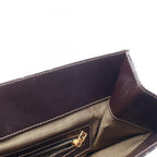 Fendi Tote Zucca Brown Black Canvas Leather — view 5