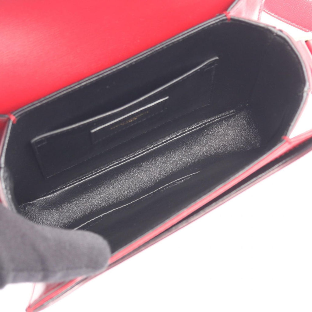 Saint Laurent Paris Shoulder Bag 61 Red Leather — view 3