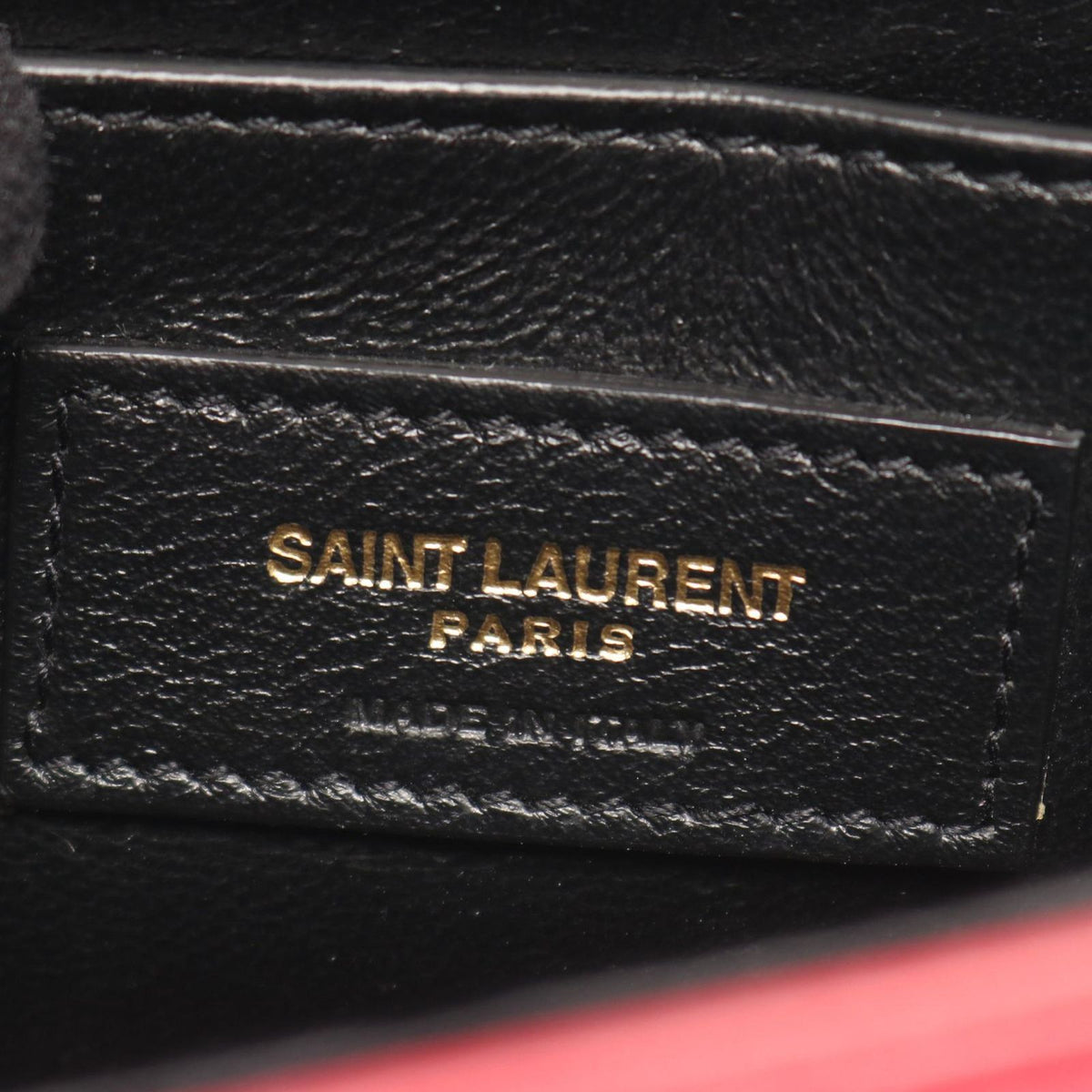 Saint Laurent Paris Shoulder Bag 61 Red Leather — view 4