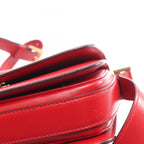 Saint Laurent Paris Shoulder Bag 61 Red Leather — view 6