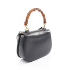 Gucci Handbag Bamboo 000 Black Leather 2-Way — view 2