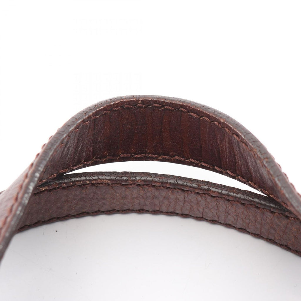 Fendi Tote Zucchino Beige Brown Canvas Leather — view 6