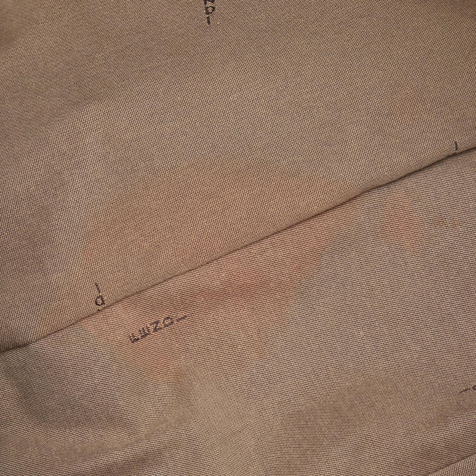Fendi Tote Zucchino Beige Brown Canvas Leather — view 8