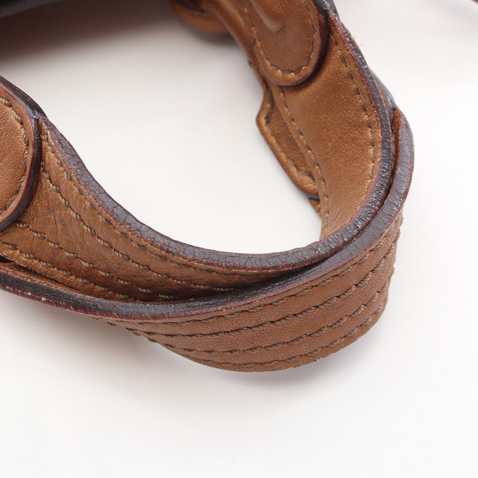 Loewe Handbag Fiesta 2-Way Brown Leather Shoulder — view 8