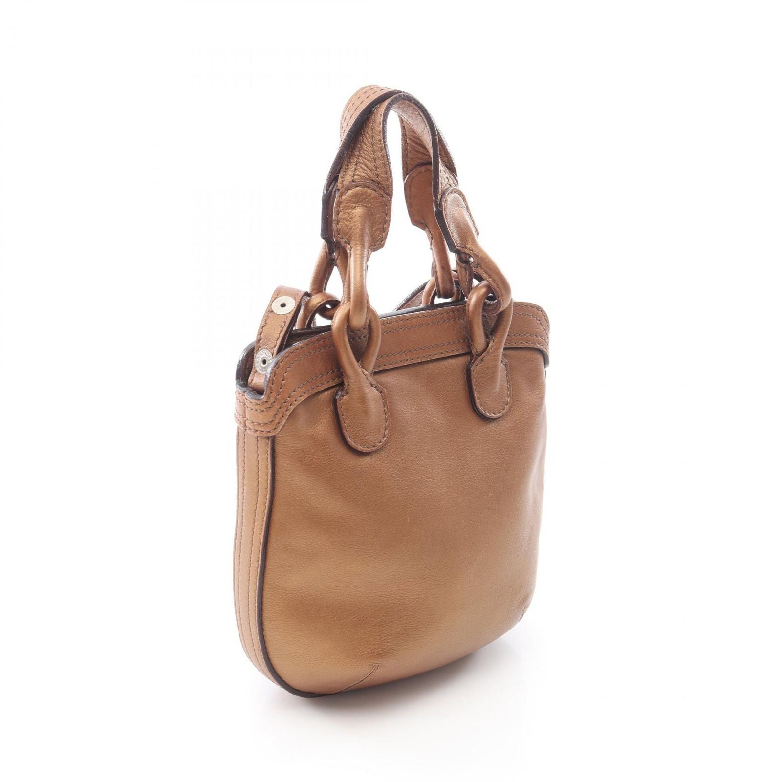Loewe Handbag Fiesta 2-Way Brown Leather Shoulder — view 2