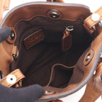 Loewe Handbag Fiesta 2-Way Brown Leather Shoulder — view 3