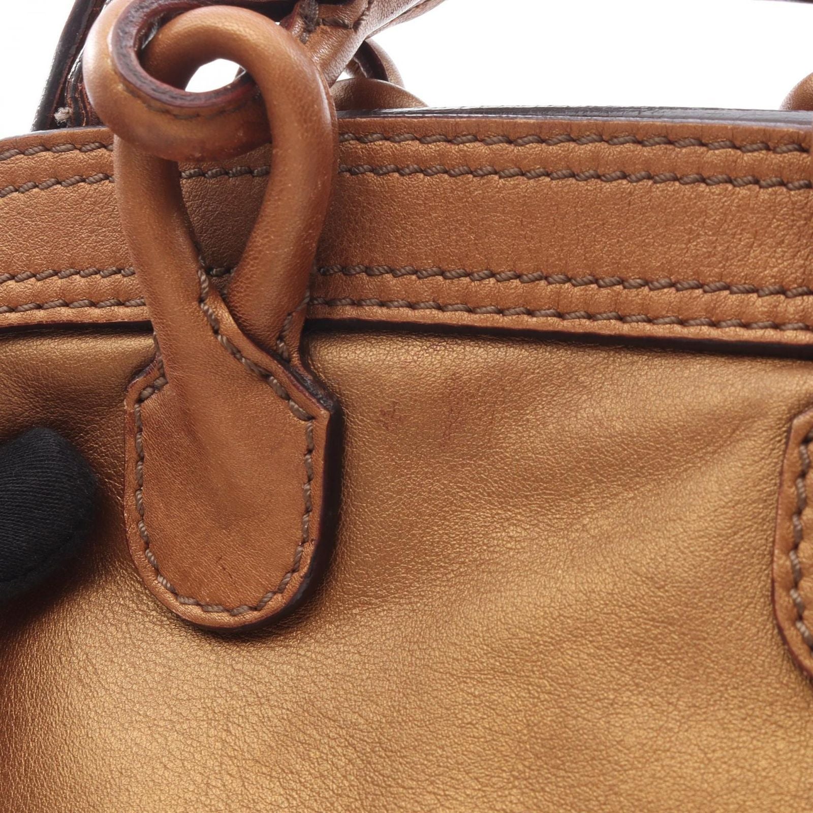Loewe Handbag Fiesta 2-Way Brown Leather Shoulder — view 5