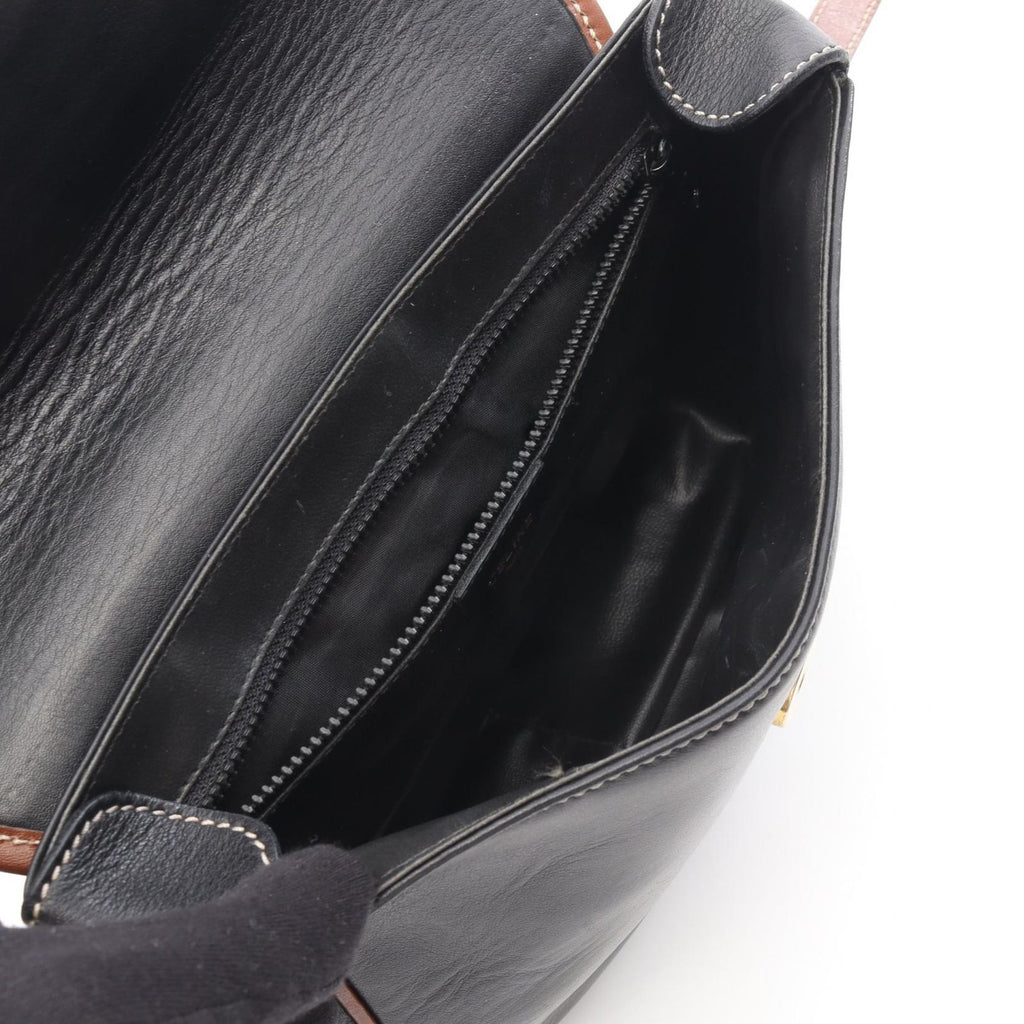 Celine Shoulder Bag Black Leather — view 3