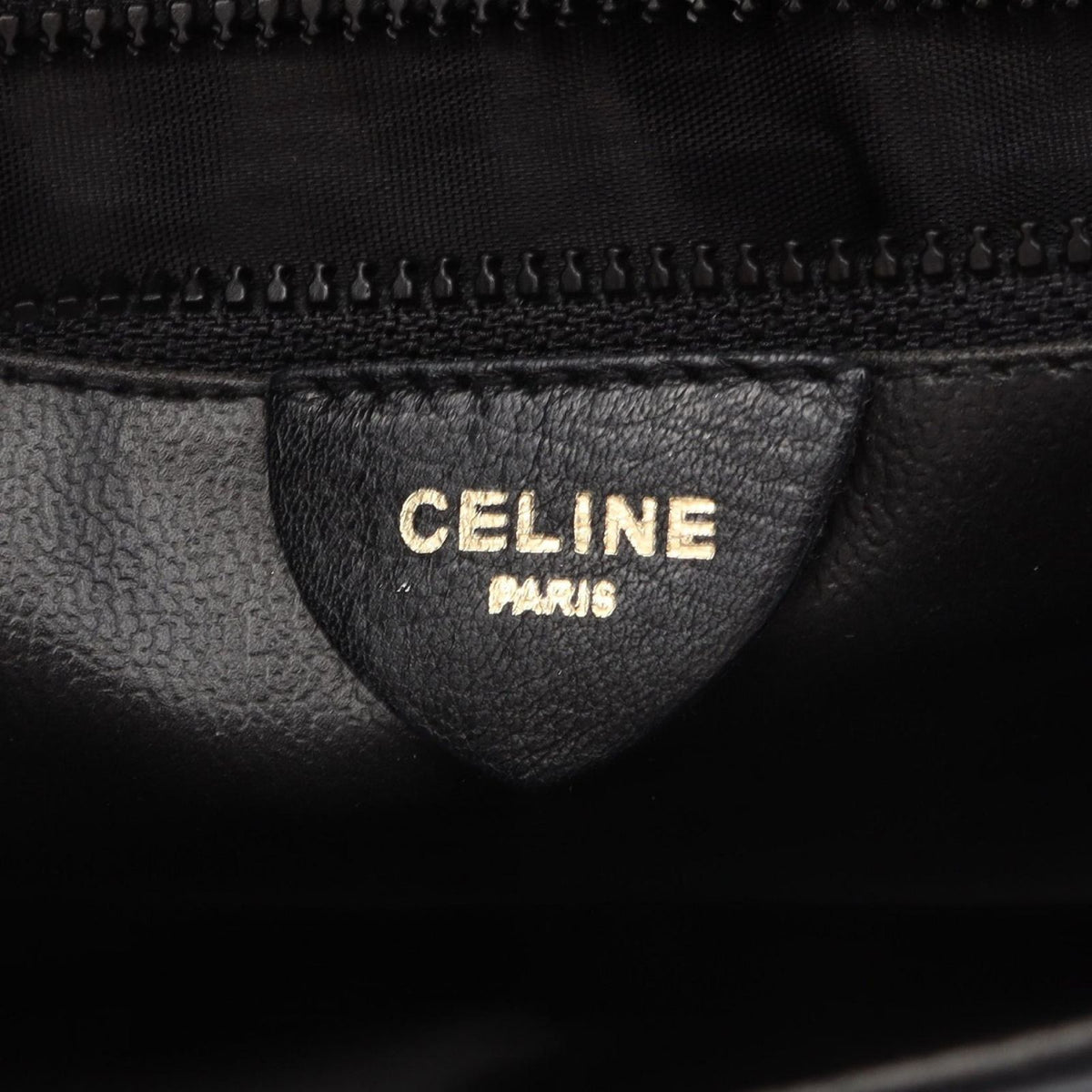 Celine Shoulder Bag Black Leather — view 4