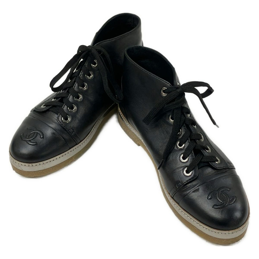 Chanel Sneakers 35 Black Leather — view 2