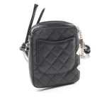 Chanel Shoulder Bag Cambon Line Small Black White Leather Pochette — view 2