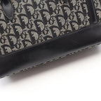 Dior Handbag Trotter Black Beige Canvas Leather Hand — view 5