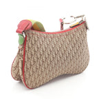 Dior Shoulder Bag Rasta Trotter Saddle Pocket Canvas Leather — view 2