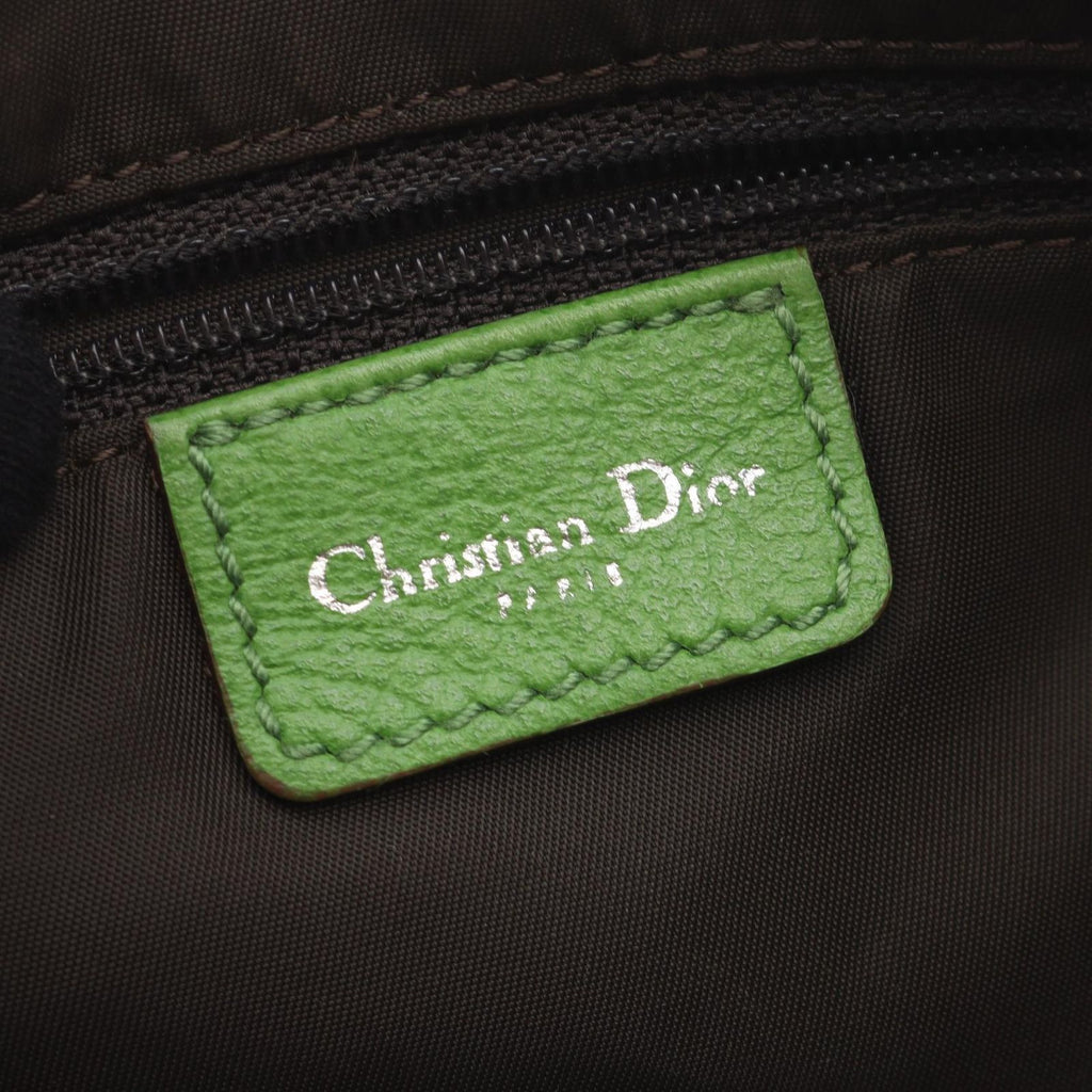 Dior Shoulder Bag Rasta Trotter Saddle Pocket Canvas Leather — view 4
