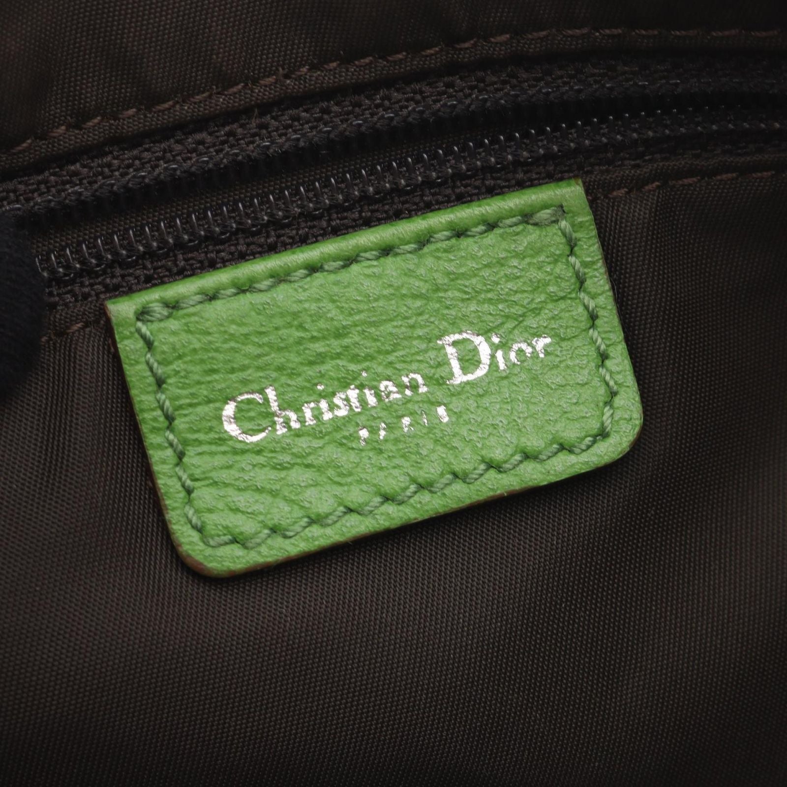 Dior Shoulder Bag Rasta Trotter Saddle Pocket Canvas Leather — view 4