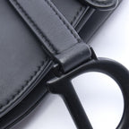 Dior Handbag Saddle Mini Black Leather Bag — view 5