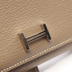 Hermes Trifold Wallet Bearn Combination Etoupe — view 7