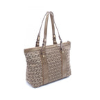 Fendi Tote Zucca Beige Canvas Leather Zucchino — view 2
