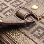Fendi Tote Zucca Beige Canvas Leather Zucchino — view 6
