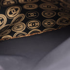 Chanel Handbag Black Beige Leather CC Logo — view 6