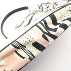 Chanel Shoulder Bag Pausa Lapausa Cruz Line White Light Pink Canvas Leather — view 8