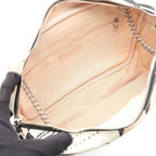 Chanel Shoulder Bag Pausa Lapausa Cruz Line White Light Pink Canvas Leather — view 3