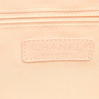 Chanel Shoulder Bag Pausa Lapausa Cruz Line White Light Pink Canvas Leather — view 4