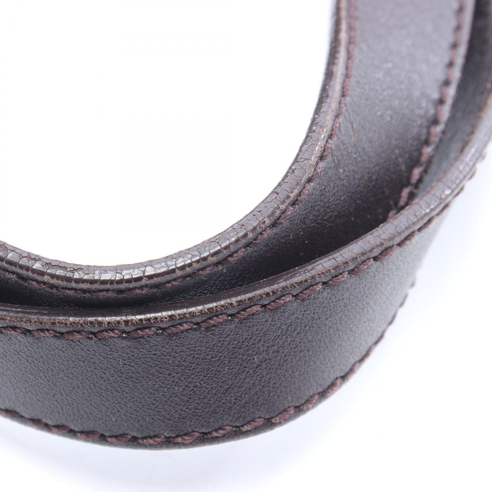Fendi Tote Zucchino Brown Canvas Leather — view 8