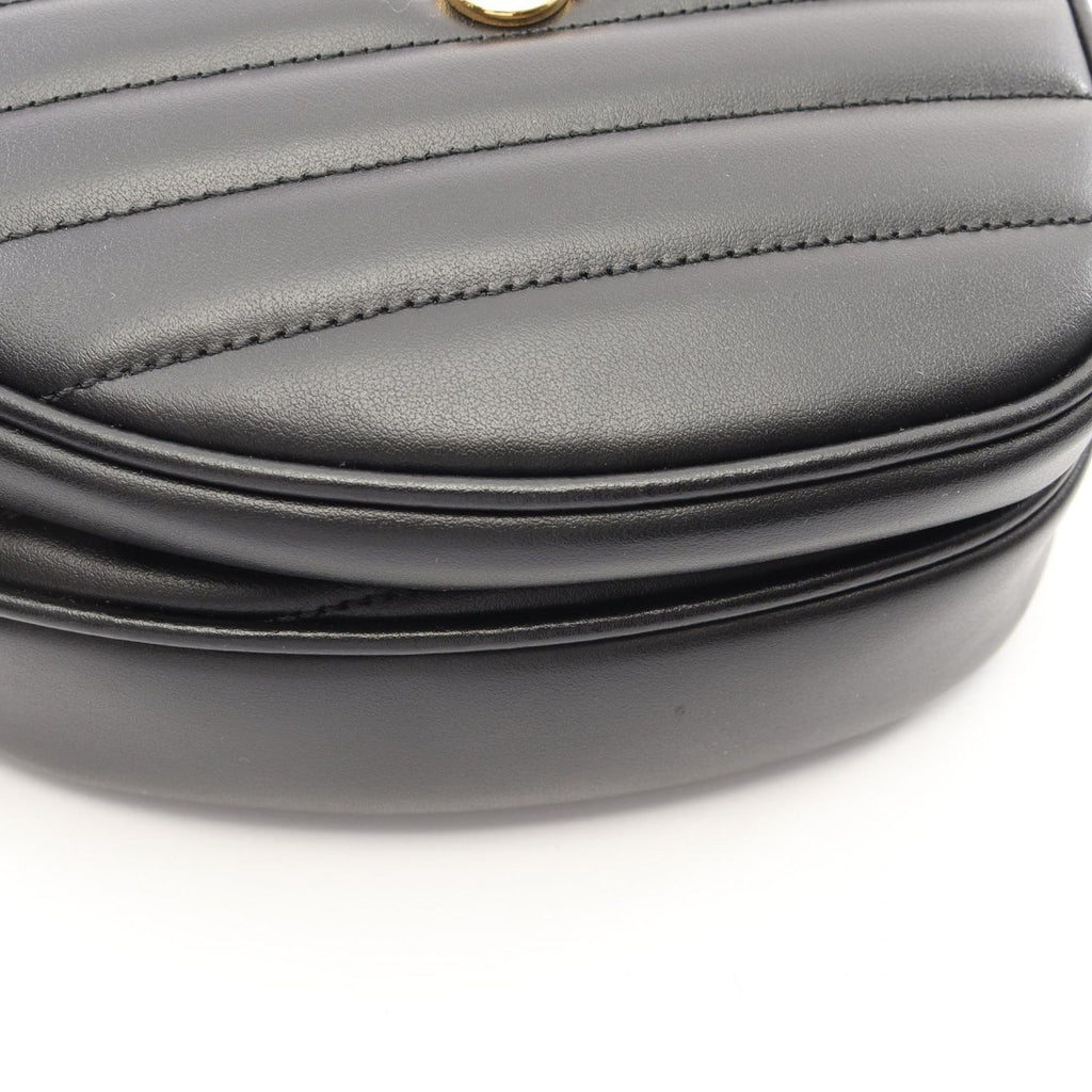 Gucci Shoulder Bag Interlocking Heart Black Leather — view 5