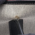 Hermes Tote Garden Party PM Bolduc Ribbon Ecru Black Leather — view 7
