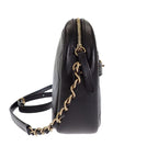 Chanel Camera Bag Lambskin Leather Quilted CC Logo Black Vintage Gold Mini Party — view 2