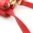 Celine Shoulder Bag Trio Large Red Leather — view 8