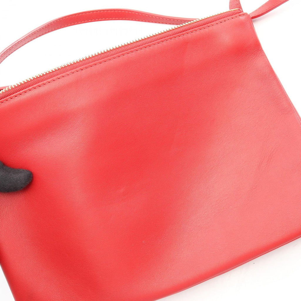 Celine Shoulder Bag Trio Large Red Leather — view 7