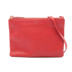 Celine Shoulder Bag Trio Large Red Leather