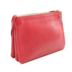 Celine Shoulder Bag Trio Large Red Leather — view 2