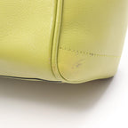 Loewe Tote Heritage Small Lime Green Leather — view 6