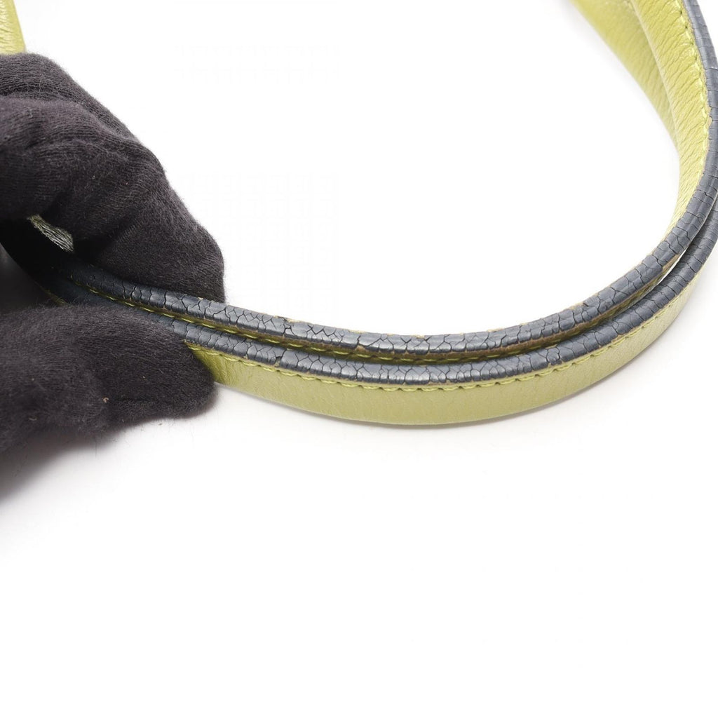 Loewe Tote Heritage Small Lime Green Leather — view 8
