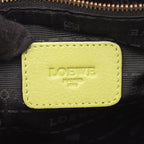Loewe Tote Heritage Small Lime Green Leather — view 4