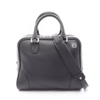 Loewe Handbag Amazona 75 2-Way Black Leather Hand