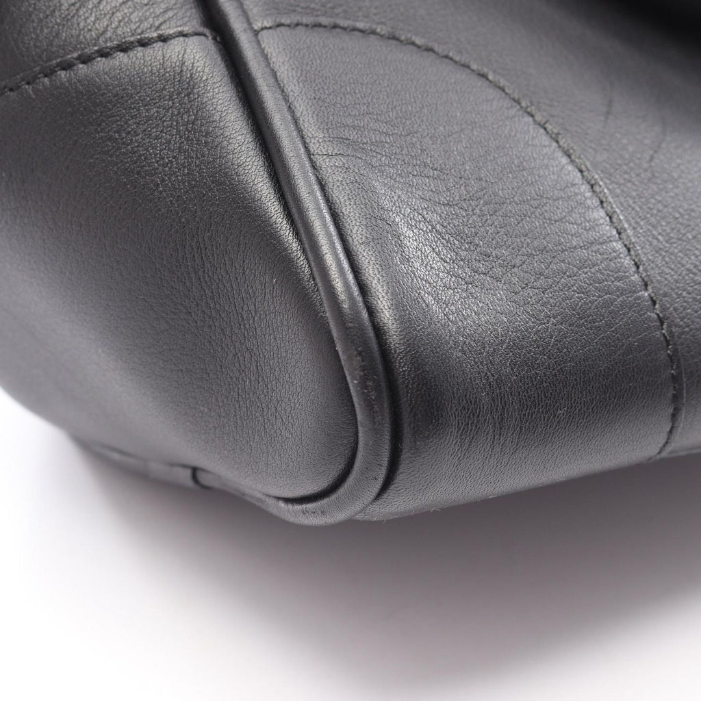 Loewe Handbag Amazona 75 2-Way Black Leather Hand — view 6