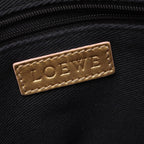 Loewe Handbag Repeat Anagram Beige Canvas Leather Tote — view 4
